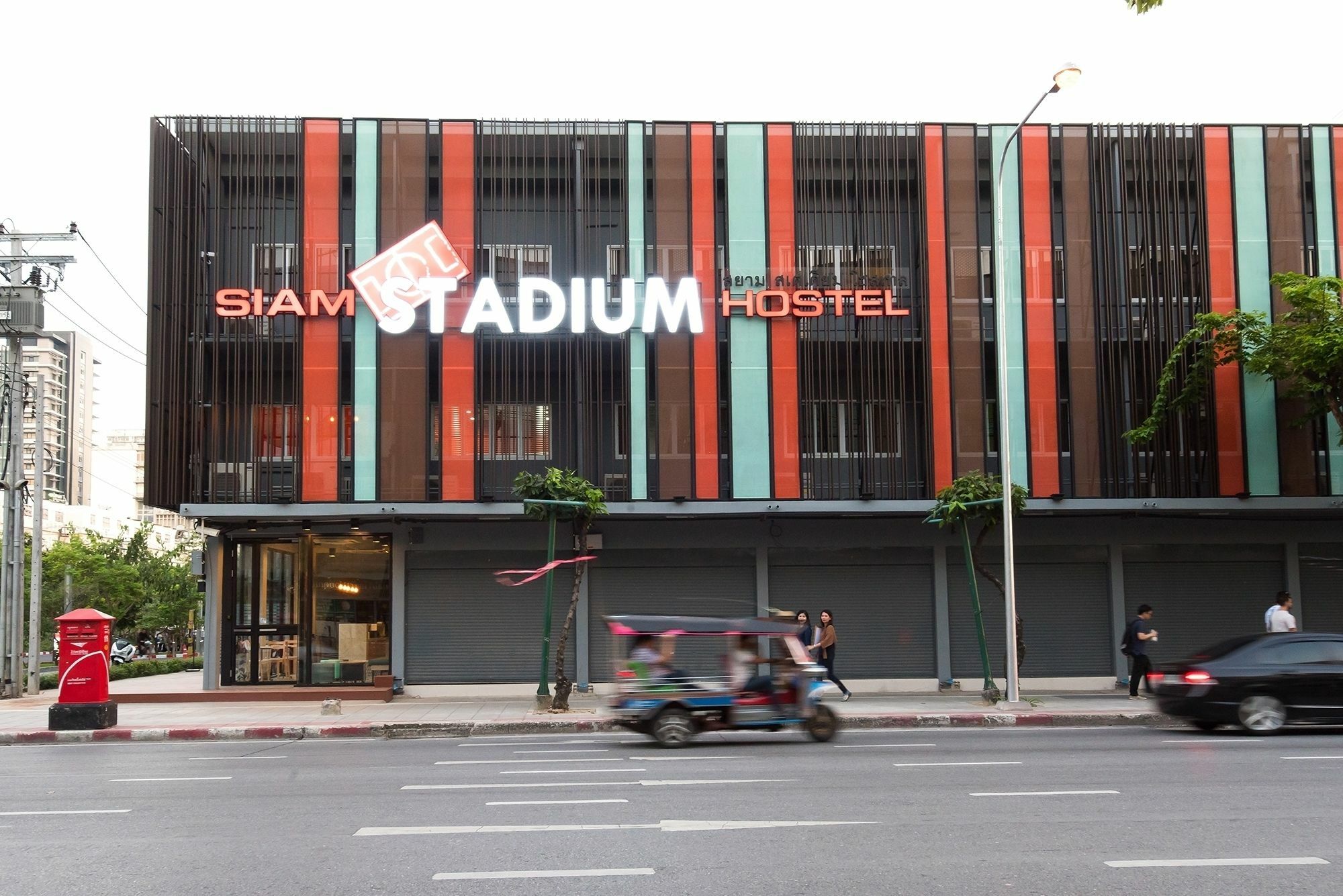 Siam Stadium Hostel Banguecoque Exterior foto